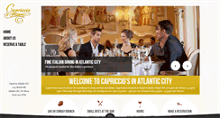 Desktop Screenshot of capriccioatlanticcity.com
